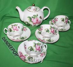 10 Piece Aynsley Fine Bone China England Robert Huang English Rose Gold Exclusve