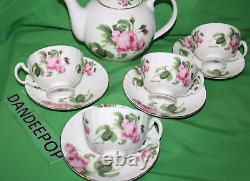 10 Piece Aynsley Fine Bone China England Robert Huang English Rose Gold Exclusve