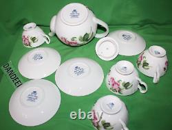 10 Piece Aynsley Fine Bone China England Robert Huang English Rose Gold Exclusve