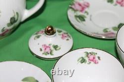 10 Piece Aynsley Fine Bone China England Robert Huang English Rose Gold Exclusve