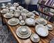 102pc Aynsley Henley Fine Bone China Set, 12 Place Settings, England, Pristine