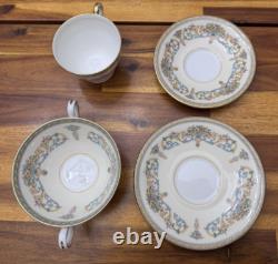 102pc Aynsley Henley Fine Bone China Set, 12 Place Settings, England, Pristine