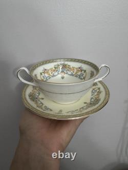 102pc Aynsley Henley Fine Bone China Set, 12 Place Settings, England, Pristine