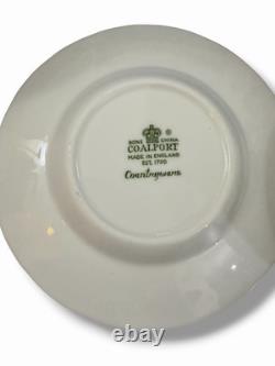11 Coalport Countryware Demitasse Cup & Saucer Sets Bone China England White 11 Coalport Countryware Demitasse Cup & Saucer Sets Bone China England White