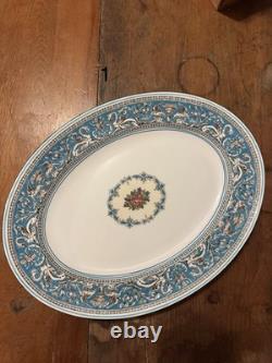 116 Pc. Authentic Wedgwood Florentine Turquoise Bone China. Made In England