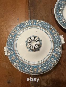 116 Pc. Authentic Wedgwood Florentine Turquoise Bone China. Made In England