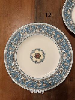 116 Pc. Authentic Wedgwood Florentine Turquoise Bone China. Made In England