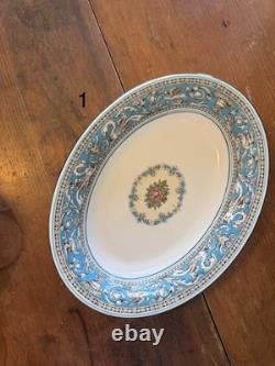 116 Pc. Authentic Wedgwood Florentine Turquoise Bone China. Made In England
