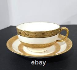 12 Piece Vintage Cup & Saucer Adderley's England 14064 EUC Rare 1930 Bone China