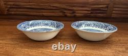 12 Pieces VTG Blue WiIlow England E. I. T. Ironstone China Set For 2