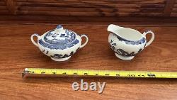 12 Pieces VTG Blue WiIlow England E. I. T. Ironstone China Set For 2