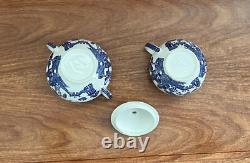 12 Pieces VTG Blue WiIlow England E. I. T. Ironstone China Set For 2
