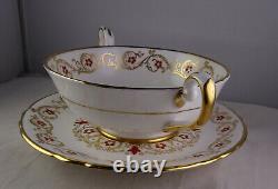 14 Tuscan Fine Bone China F159 Richlieu Cream Soup Bowl & Saucer Sets