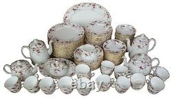 142 Pc Ancestral Minton Bone China Dinnerwear Set Service for 22 Tea England 376