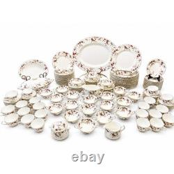 146-PC Minton'Ancestral' Fine Bone China Dinner Service Set for 18 England