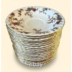146-PC Minton'Ancestral' Fine Bone China Dinner Service Set for 18 England