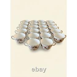 146-PC Minton'Ancestral' Fine Bone China Dinner Service Set for 18 England