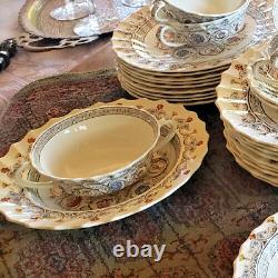 156pc Antique Spode Copeland China Florence Pattern from England