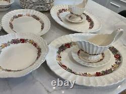 158 Pc. Spode Copeland England Rose Briar Pattern China WILLING TO SEPARATE