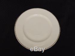 15pc Wedgwood Bone China SILVER ASTER Platinum Plates & Cups Set for 4, England