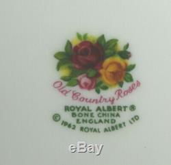 16 Pc Royal Albert Bone China, England, Old Country Roses, 4 Place Sets, Mint