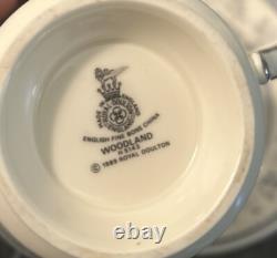 16 Piece china service For 4 Royal Doulton Woodland Pattern Minton Penrose