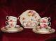 16 pc Royal Albert China American Beauty 4 Places Luncheon Set Cake Cups England