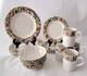 16pc Royal Doulton JACOBEAN 4x4pc Estate Set Everyday China Tapestry Floral 2 Av