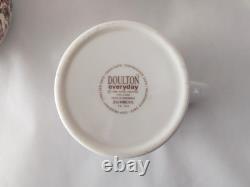 16pc Royal Doulton JACOBEAN 4x4pc Estate Set Everyday China Tapestry Floral 2 Av