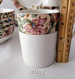 16pc Royal Doulton JACOBEAN 4x4pc Estate Set Everyday China Tapestry Floral 2 Av