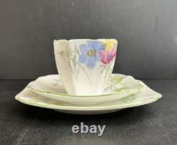 17 Pics Antique Shelley England Bone China Queen Anne Floral Tea Set