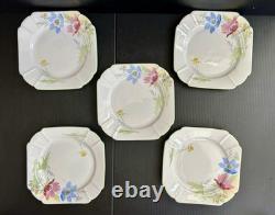 17 Pics Antique Shelley England Bone China Queen Anne Floral Tea Set