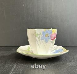 17 Pics Antique Shelley England Bone China Queen Anne Floral Tea Set