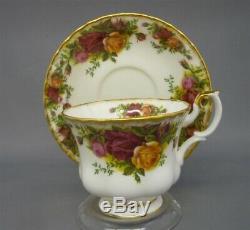 17 Piece Royal Albert Old Country Roses Bone China England Tea Set Service For 4