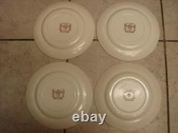 18 Piece Alfred Meakin China Fair Winds Brown Dishes Staffordshire England
