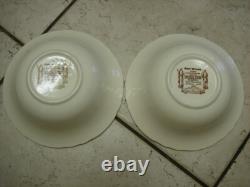 18 Piece Alfred Meakin China Fair Winds Brown Dishes Staffordshire England