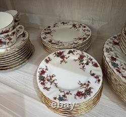 1952 Minton England Ancestral S-376 Bone China 48 Piece Dinner Set Service for 8