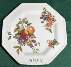 1990 Vtg 22-Pc Johnson Bros England Fresh Fruit Octagonal Service for 5-Pristine