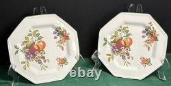 1990 Vtg 22-Pc Johnson Bros England Fresh Fruit Octagonal Service for 5-Pristine