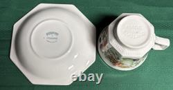 1990 Vtg 22-Pc Johnson Bros England Fresh Fruit Octagonal Service for 5-Pristine