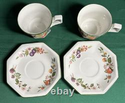 1990 Vtg 22-Pc Johnson Bros England Fresh Fruit Octagonal Service for 5-Pristine