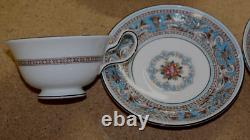 20 Pcs Wedgwood England Bone China Florentine Turquoise W2714 4 Place Settings