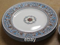 20 Pcs Wedgwood England Bone China Florentine Turquoise W2714 4 Place Settings