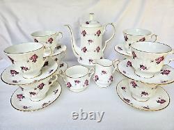 20 Piece Spode Hammersley England Princess House Windsor Rose Fine China Tea Set