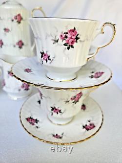 20 Piece Spode Hammersley England Princess House Windsor Rose Fine China Tea Set