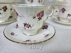 20 Piece Spode Hammersley England Princess House Windsor Rose Fine China Tea Set