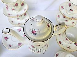 20 Piece Spode Hammersley England Princess House Windsor Rose Fine China Tea Set