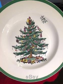 20 Pieces of Spode Christmas Tree China, Made in England 4 Place Settings Mint