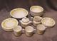 25 Piece Dishware Set Kensington Staffordshire Ironstone England Piccadilly 1822