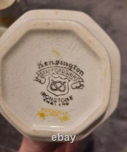 25 Piece Dishware Set Kensington Staffordshire Ironstone England Piccadilly 1822